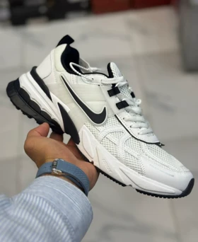 کتانی نایک وی تو کی ران سفید مشکی مستر کوالیتی Nike V2K Run