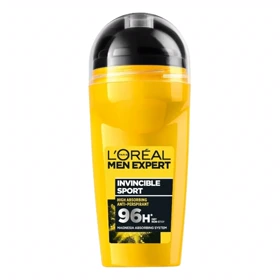 رول ضد تعریق مردانه لورآل, مدل Invincible Sport 96H حجم 50ml