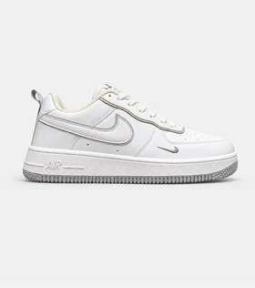 کفش مردانه و زنانه سفید طوسی NIKE AIR FORCE مدل 9616