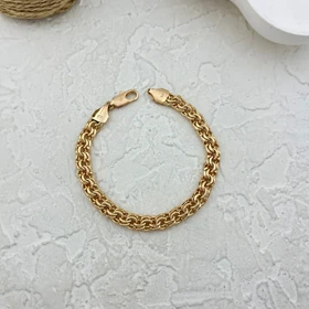 دستبند زنانه طرح طلا ژوپینگ مدل بافت شیک