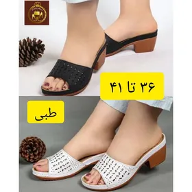 صندل دمپایی پاشنه‌دار زنانه طبی