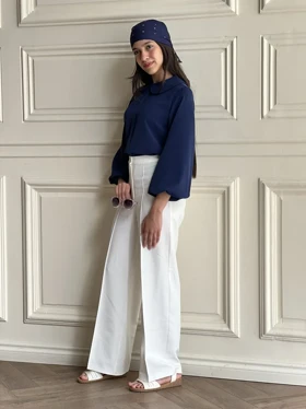 شومیز الیزه یقه ب ب