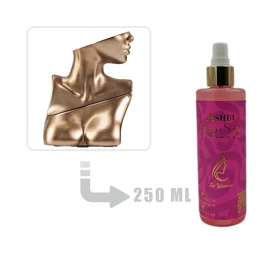 بادی اسپلش عطر ادکلن بیلی ایلیش ایلیش طلایی زنانه 250 میل Billie Eilish Eilish for Woman 250ml