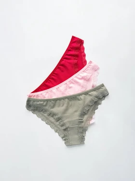 شورت اسلیپ نخ پنبه کنار تور میسپل Misspel