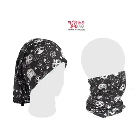 اسکارف صورت و سر و گردن طرح جدید فانتزی دخترانه