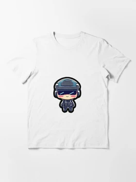 تیشرت با طرح Combat cutie - sticker رینبو سیکس کد 18189