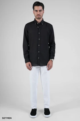 پیراهن مردانه آستین بلند لینن