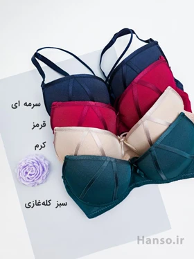 سوتین اسفنجی فنردار جک‌دار