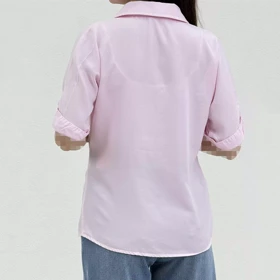 شومیز زنانه سیلک جلو گره‌ای