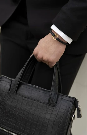 کیف اداری چرم طبیعی مینی سپهر