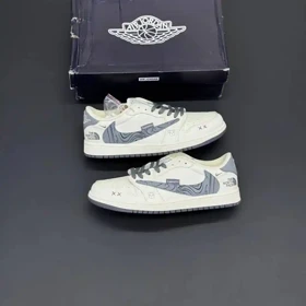 کفش نایک ایر جردن وان لو تراویس اسکات نورث فیس Nike Air Jordan 1 Low Travis Scott North Face