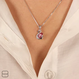 گردنبند نقره سواروسکی کد 251293