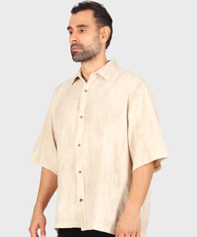 پیراهن باکسی مردانه آستین کوتاه 2683