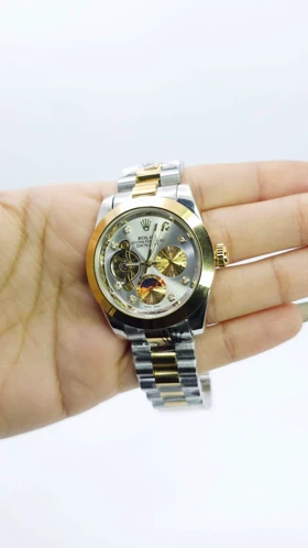 ساعت مچی مردانه رولکس دیت جاست اتوماتیک Rolex DateJust با 3موتور فعال