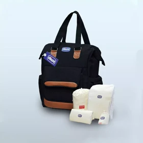 کوله پشتی لوازم کودک چیکو طرح چرم مدل CH330