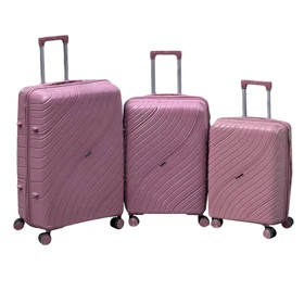 چمدان وارداتی مندوزا مدل MENDOZA - MDZ836 SERIES سری سه عددی (به همراه چمدان آرایشی هدیه)