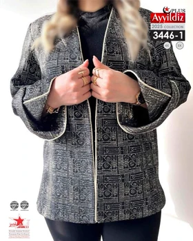 کت مجلسی زنانه سایز بزرگ کد 3446