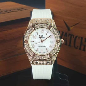 ساعت مچی زنانه هابلوت HUBLOT A919L با موتور کوارتز ژاپن کد 1