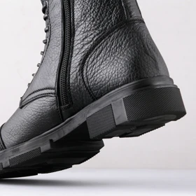 نیم بوت مردانه چرم یلسان مدل آشا کد 550-GF