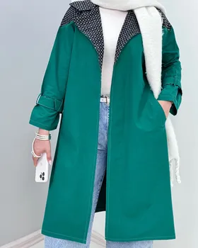مانتو پاییزه کمردار