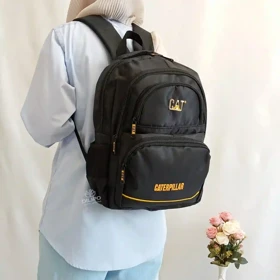کوله پشتی مشکی طرح کاترپیلار لیندا 2394