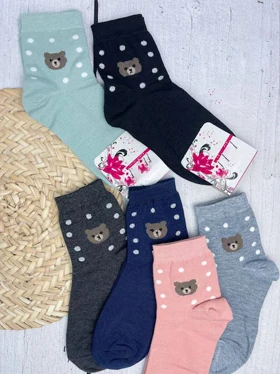 جوراب زنانه نیم ساق Teddy