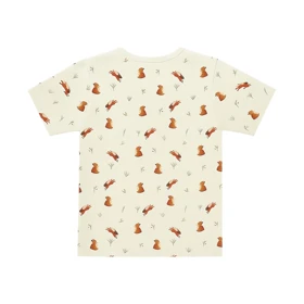 ست تیشرت آستین کوتاه و شلوارک دخترانه مدل PJ1132