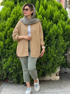 مانتو دخترانه ترلان