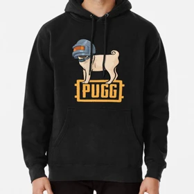 هودی طرح PUGG Cute Funny Pug Wearing