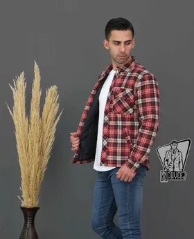 کاپشن چهارخونه پشمی ANKO