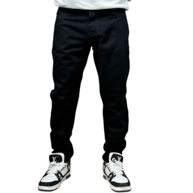 شلوار جین مشکی مام فیت مردانه/Lot:31