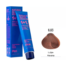 رنگ مو پینک ویژوآل شماره 6.03 رنگ هاوانا حجم 120 میلی لیتر