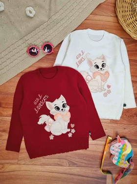 بلوز بافت دخترانه مدل پیشی