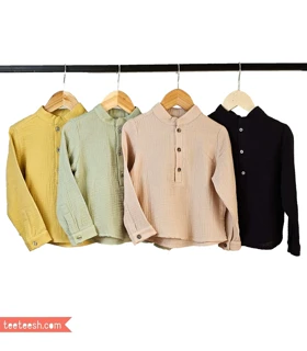 پیراهن مشکی جلوبسته