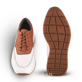 کفش روزمره زنانه چرم یلسان مدل فریان کد 679-GN