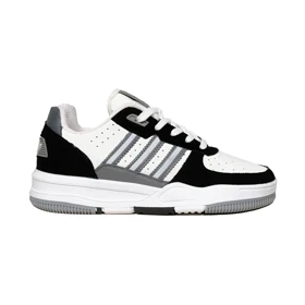 کتانی اسپرت مردانه مدل آدیداس Adidas رنگ سفید مشکی کد 51420