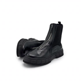 نیم بوت زنانه استرادیواریوس مدل Stradivarius Flat Ankle Boots - BTB85_v2
