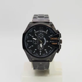 ساعت مچی مردانه دیزل شاخ دار Diesel سبک 3موتوره و تاریخ دار