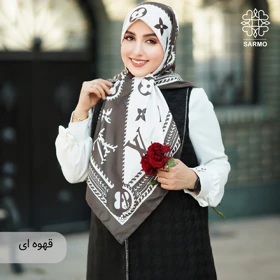 روسری ابریشم کجراه لوورا