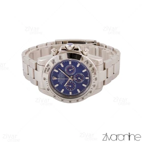 ساعت رولکس دیتونا مردانه سه موتوره سیلور صفحه سرمه ای 105011