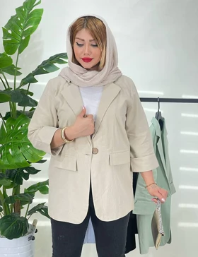 کت کتان نارین کد : COT00019