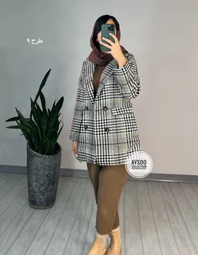 پالتو آستردار شقایق