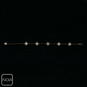 دستبند نقره ونکلیف کد 351256