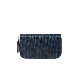 جاکلیدی چرم کروکو مدل اونیکس (سرمه‌ای)