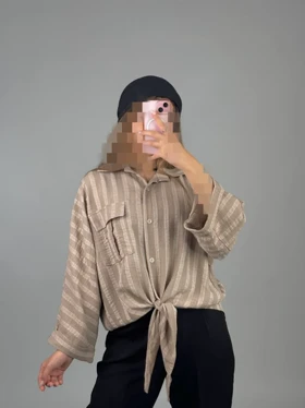 شومیز گره‌ای مدل آناهید کد 50247