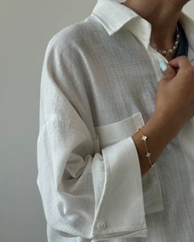 شومیز  آستین برش یارا   کد 500431