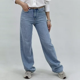 شلوار جین نیم بگ 1008647