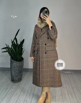 پالتو پشمی آستردار نورا3