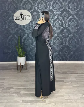 مانتو بلند نگین کد : 7929