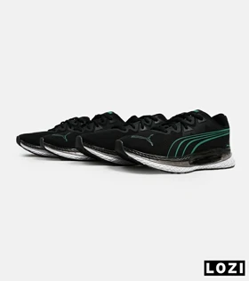 کفش کتانی ورزشی مردانه و زنانه مشکی سبز PUMA